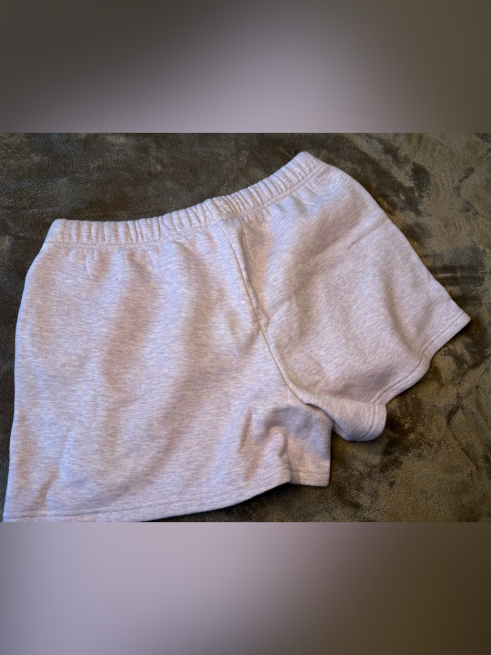 SKIMS Light Lavender Athletic Lounge Shorts - Picture 3 of 4